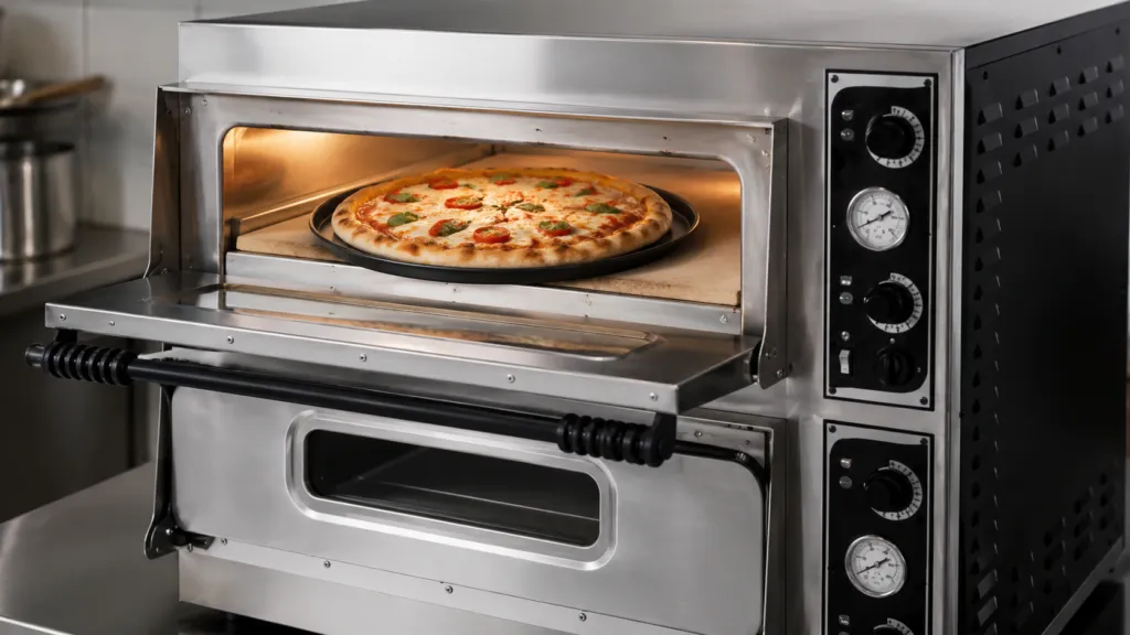 tava pizza cuptor profesional pentru crusta uniforma