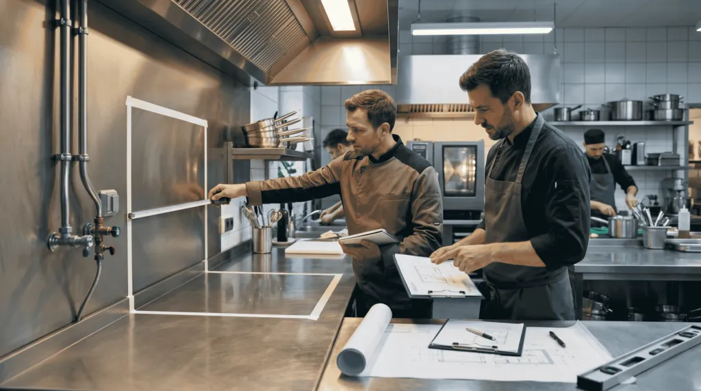 masuratori pentru instalarea unui cuptor profesional in horeca