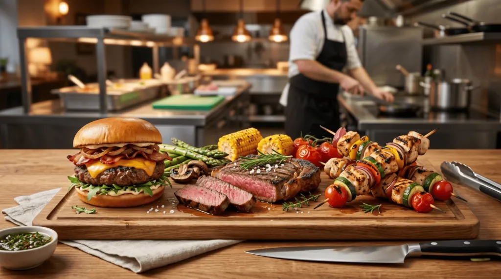 preparate realizate cu gratar profesional in horeca