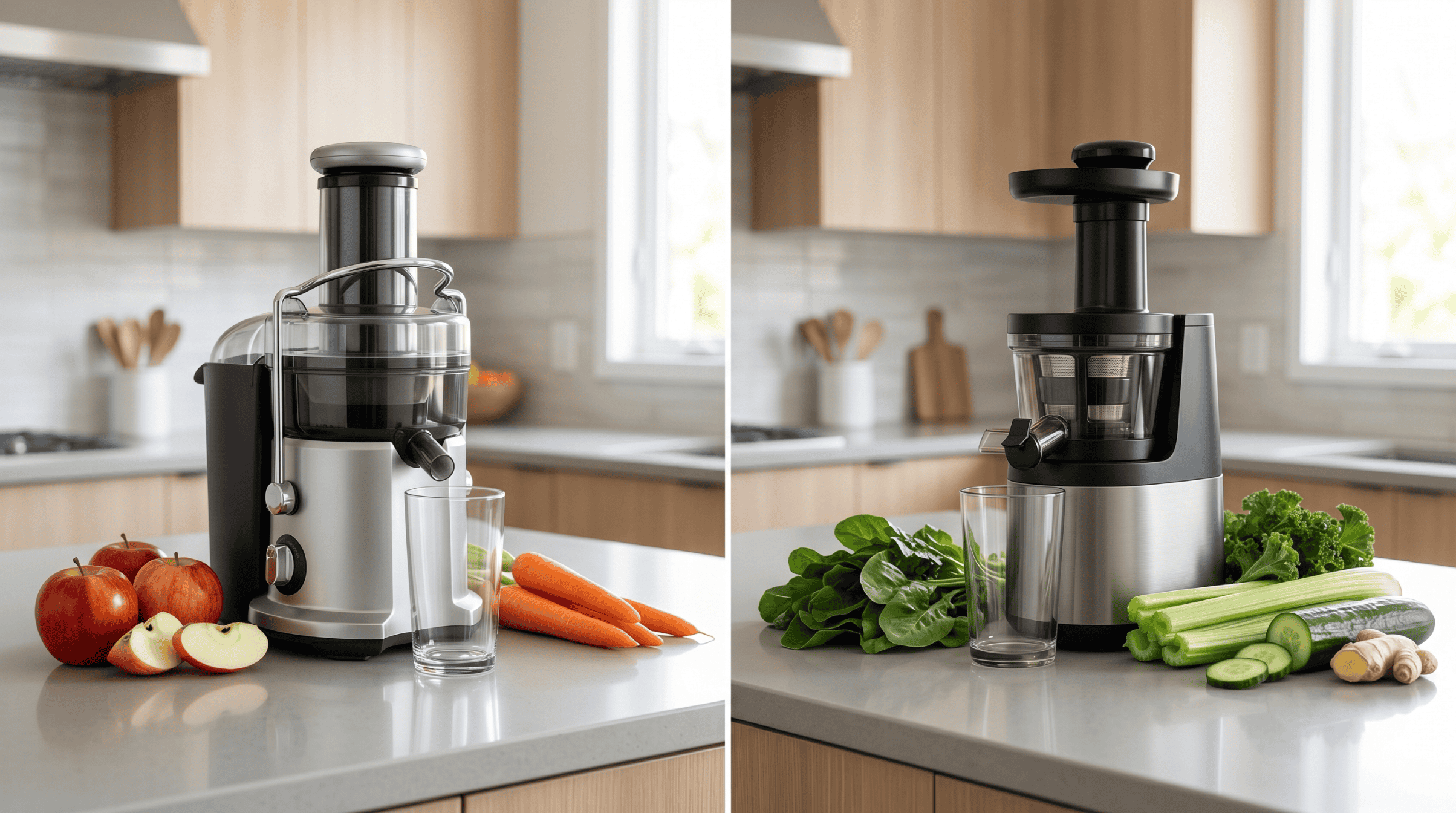 comparație între storcător centrifugal și storcător cu presare la rece