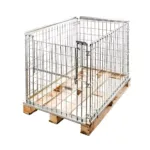 Cos metalic pentru paleti suprapus, dimensiuni 80x120 cm, cu clapeta rabatabila pe latura scurta_img_00