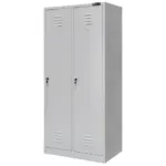 Dulap vestiar cu 2 usi si compartimente 180x50x80 cm, gri_img_01