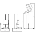 Malaxor aluat basculant pentru masa RCEB img2 Malaxor aluat basculant pentru masa RCEB
