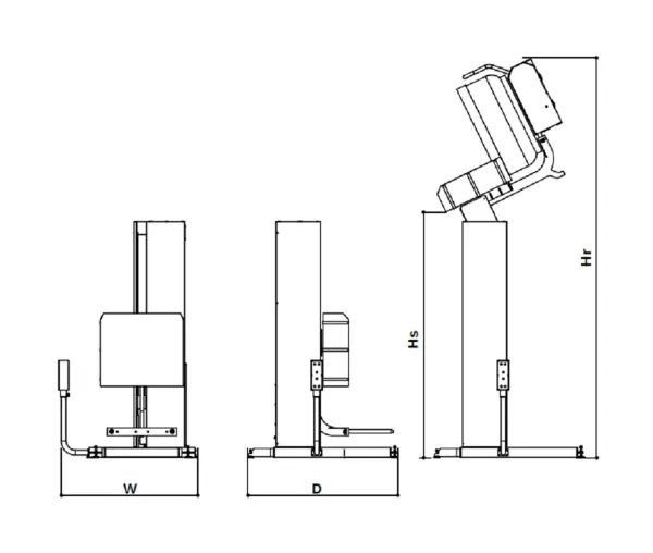 Malaxor aluat basculant pentru masa RCEB