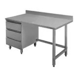 Masa inox de perete 120x70 cm cu 3 sertare stanga_img_00