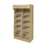 Raft pentru paine, plexiglas, iluminare LED, stejar american 200x100x50 cm_img_00