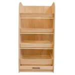 Raft pentru paine, plexiglas, stejar sonoma 180x90x60 cm_img_01