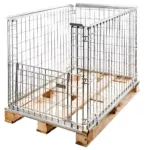 Cos metalic pentru paleti suprapus, dimensiuni 80x120 cm, cu clapeta rabatabila pe latura scurta_img_02