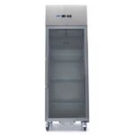 Dulap frigorific inox 600 litri cu 3 rafturi reglabile cu usa din sticla_img_05