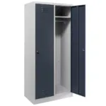 Dulap vestiar metalic cu 2 usi grigraficit 180x50x80 cm_img_03