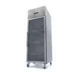 Frigider inox 700 litri, 3 rafturi reglabile (21 GN) cu usa din sticla_img_00