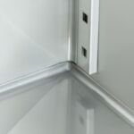 Frigider inox 800 litri, 6 rafturi reglabile cu roti_img_07