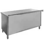 Masa inox de perete 150x60 cm cu dulap sudat, bucatarie horeca_img_03