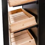 Raft pentru vin 86.5x58.5x205 cm stejar kraft – design compact_img_03