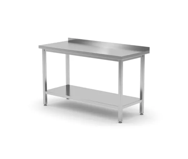 Masa de lucru inox cu polita, otel inoxidabil, 1600x600x(H)850 mm_img_00