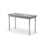 Masa de lucru inox cu raft, 800x600x(H)850 mm, Kitchen Line, heavy-duty_img_00