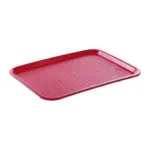 Tava fast food rosie polipropilena 265x345 mm, pentru servire_img_00