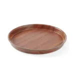 Tava servire imitatie lemn ovala cu rama inalitria, diametru 320 mm_img_00