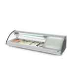 Vitrina sushi 63 litri 5xGN 13, 0-12 gradeC, geamuri glisante inox_img_00