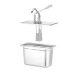 Capac cu dozator GN 13 din otel inoxidabil 330x180 mm_img_01