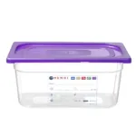 Capac gastronorm violet HACCP GN 14, 265x162 mm, polipropilena, transparent_img_04