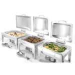 Chafing dish GN 23, inox satinat 6 litri, 395x430x290 mm_img_02