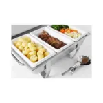 Chafing dish Gastronorm 11, 9 l, inox, model Economic, cu suporturi_img_05