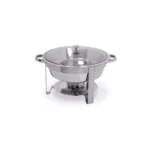 Chafing dish rotund inox 3.5 litri 390x270 mm cu capac sticla_img_01