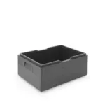 Cutie termoizolanta GN 11 46 litri piocelan negru 600x400x320 mm_img_01