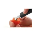 Lingura decorare legume si fructe, zimtata, lama inox, maner polipropilena, diametru 22 mm_img_01