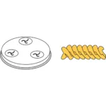 Matrita extruder fusilli, alama, 5 orificii 9 mm_img_01