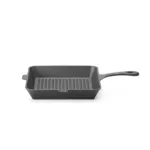 Tigaie grill din fonta, negru, 265x265 mm, pentru gratar, diametru 265x(H)50 mm_img_03