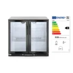 Vitrina frigorifica pentru bar 198 litri, 2 usi batante, iluminare LED_img_02