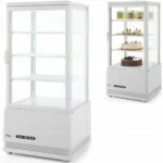 Vitrina frigorifica prezentare 78 litri alba, 452x406x(H)966 mm, 3 rafturi reglabile_img_02