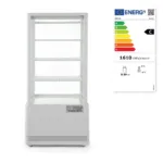 Vitrina frigorifica prezentare 78 litri alba, 452x406x(H)966 mm, 3 rafturi reglabile_img_04