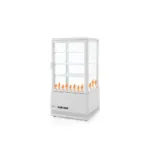 Vitrina rece prezentare alba 68 litri, 0-12 gradeC, 3 rafturi reglabile_img_01