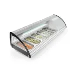 Vitrina sushi 63 litri 5xGN 13, 0-12 gradeC, geamuri glisante inox_img_01