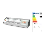 Vitrina sushi 63 litri 5xGN 13, 0-12 gradeC, geamuri glisante inox_img_07