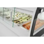 Vitrina sushi 63 litri 5xGN 13, 0-12 gradeC, geamuri glisante inox_img_10