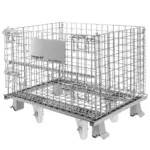 Cos metalic tip gitterbox cu roti, pliabil, zincat 80x60x64 cm_img_00