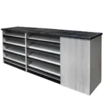 Dulap magazin impuls, 260x60x113 cm, finisaj ulm liberty, mobilier retail_img_00