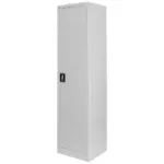 Dulap metalic birou pentru acte, 45x40x185 cm, gri, usi pline_img_00