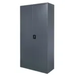 Dulap metalic birou pentru documente, 90x40x185 cm, grafit, usi pline_img_00