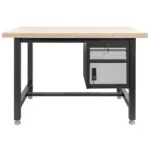 Masa de lucru cu dulap cu usa si sertar S-120 cm grafit gri_img_00