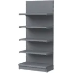 Raft de magazin de perete, modul de bază, 210x103x55 cm, grafit_img00