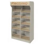 Raft pentru paine, lemn, plexi, iluminare LED, 100x50x200 cm_img_00