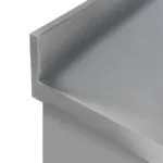 Chiuveta inox cu bazin dreapta masca si polita 160x70x85 cm pentru bucatarii profesionale_img_05