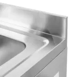 Chiuveta inox simpla cu masca polita si sifon 80x60x85 cm pentru bucatarii profesionale_img_07