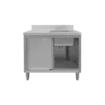 Chiuveta inox sudata cu bazin dreapta si dulap 120x70x85 cm pentru bucatarii profesionale_img_01