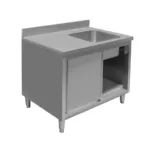 Chiuveta inox sudata cu bazin dreapta si dulap 120x70x85 cm pentru bucatarii profesionale_img_02